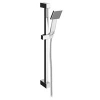 Platinize Chrome Square Concealed Valve + Slide Rail + Ceiling Mounted Head - Image 3