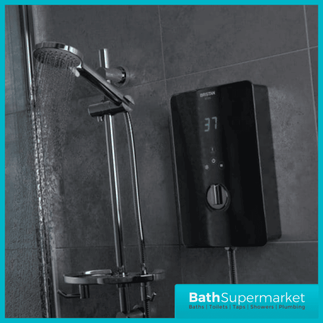 Bristan Bliss 3 Electric Shower-Black-8.5Kw & 9.5Kw & 10.5kw