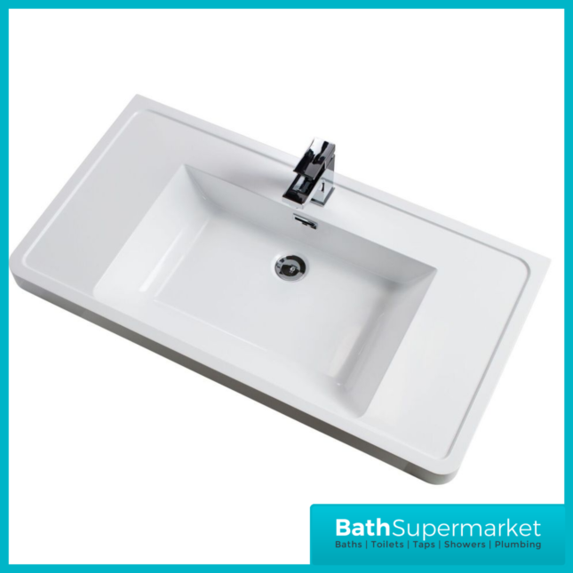 Bali Chestnut Wall Mounted Vanity Unit 900mm