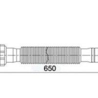 Easy Clean Click Clack Bath Waste with Overflow - WAS012 - Image 3