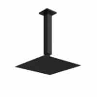 Mono Observa Ceiling Square Shower Arm 180mm Length - Matt Black - Image 2