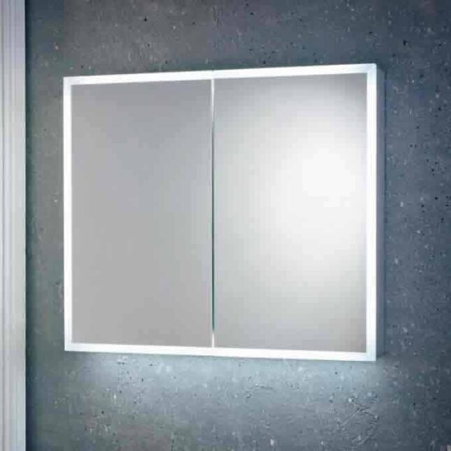 Sognare Lia 500mm LED Mirror Cabinet With Demister And Shaver Socket