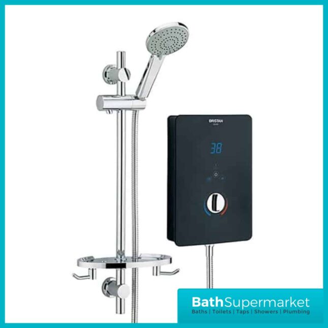 Bristan Bliss 3 Electric Shower-Black-8.5Kw & 9.5Kw & 10.5kw