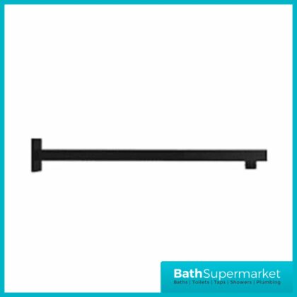 Mono Matt Black Shower Wall Arm-Black005