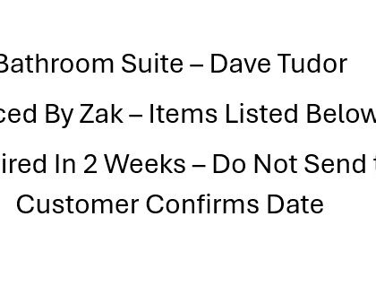 Bathroom Suite Special Price