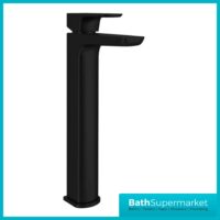 Mono Matt Black Tall Hi Rise Mono Basin Mixer Tap