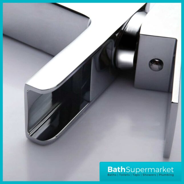 Victoria Waterfall Chrome Mono Basin Mixer Tap- Clicker Waste