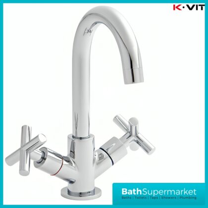 Kartell K-Vit Times Chrome Mono Basin Mixer Tap