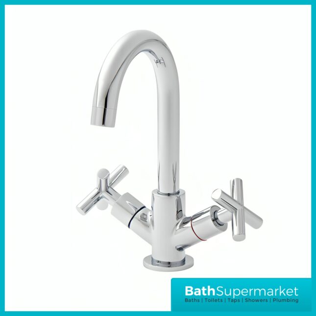 Kartell K-Vit Times Chrome Mono Basin Mixer Tap