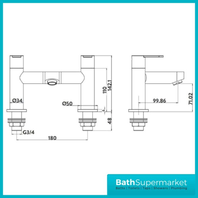 Favour Bath Filler Tap