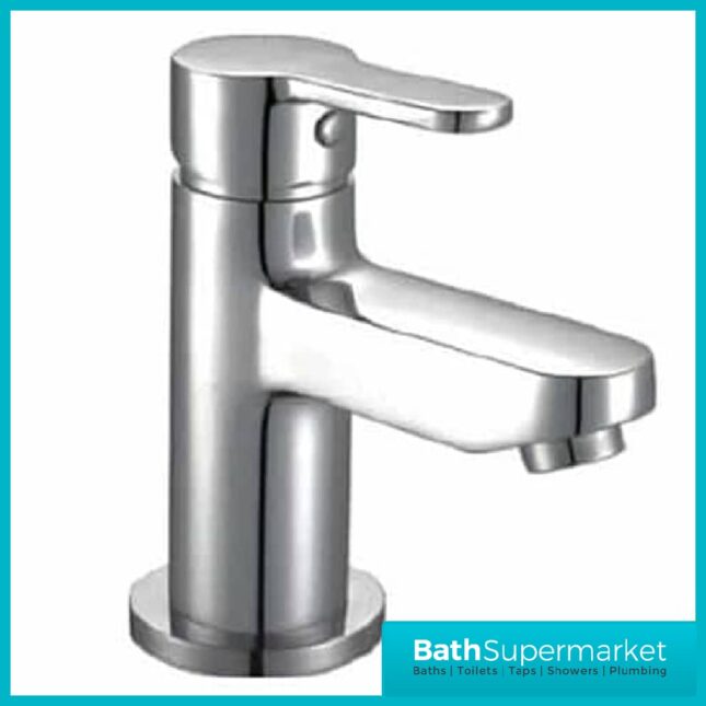 Favour Mono Chrome Basin Mono Mixer Tap-Clicker Waste