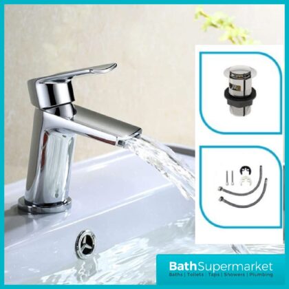 Leo Mono Basin Mixer Tap With Waste