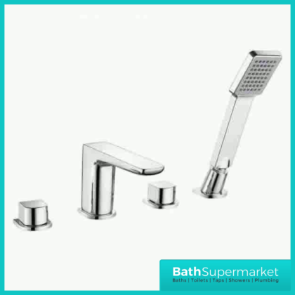 Muro Four Hole Bath Shower Mixer Tap