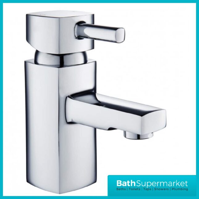 Niagara Holborn Chrome Mono Basin Mixer Tap-Clicker Waste