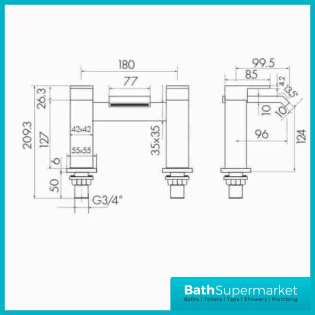 Miami Bath Filler Tap