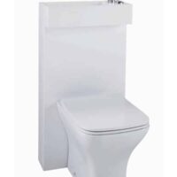 All in One Polymarble Basin and Toilet Shroud Combination with BTW Toilet - Image 4
