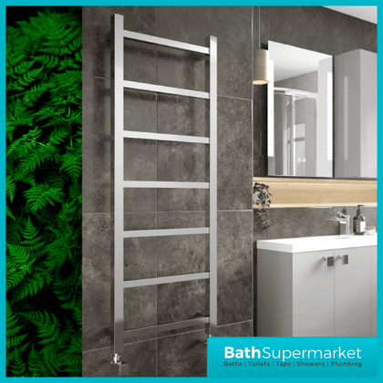 Chrome Eton Designer Radiator 450mm x 1200mm