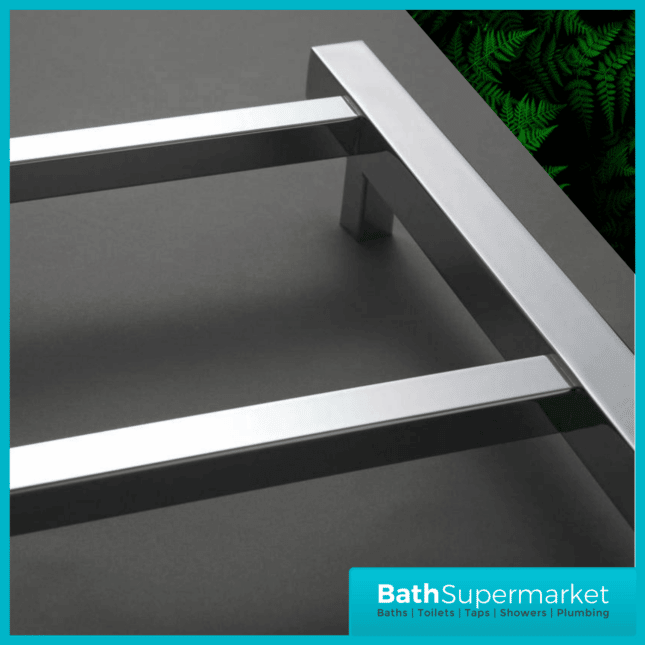 Eton Chrome Designer Heated Towel Rail 600mm x 1200mm