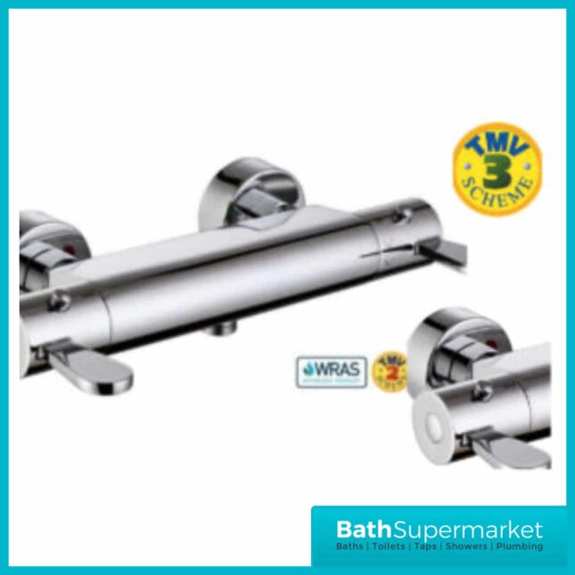 Utility Long Lever Paddle Handle Bar Mixer Shower Valve