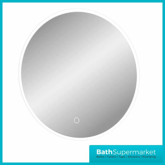 Sognare Glow Round Lunar LED Mirror With Demister Pad 600mm