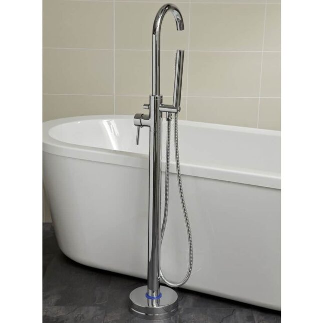 Sognare Premier Chrome Freestanding Bath Tap-Tap081 - Image 2