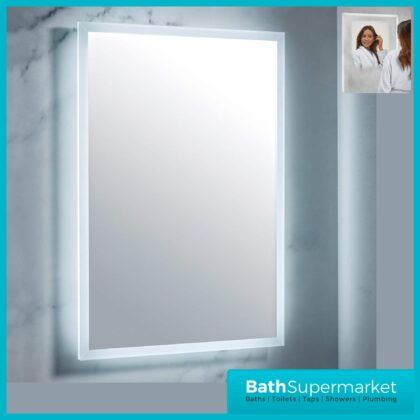 Sognare Losca LED Illuminated Bathroom Demister Mirror 600mm x 800mm