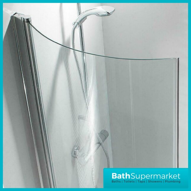 ADAPT P SHAPED SHOWER BATH SCREEN-KONCS - Image 2
