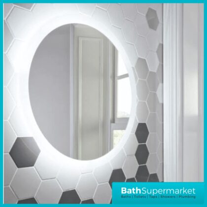 Sognare Lunar Round Led Mirror With Demister Pad 800mm