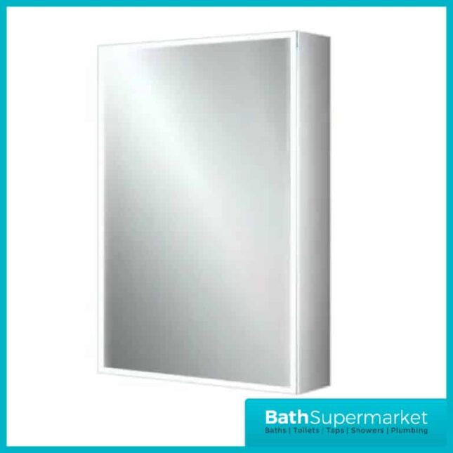 Sognare Lia LED Mirror Cabinet With Demister & Shaver Socket 500mm x 700mm