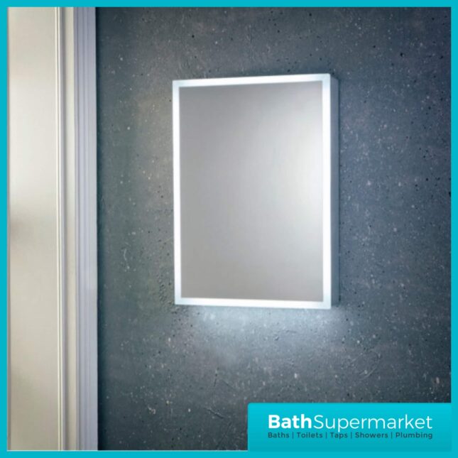Sognare Lia LED Bathroom Mirror Cabinet With Demister & Shaver Socket 500mm x 700mm - Image 9