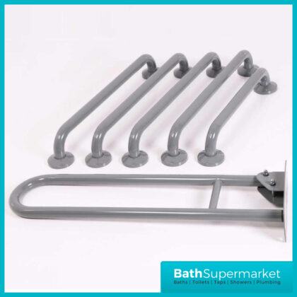 Nymas Grey 6 Piece Grab Rail Steel Pack