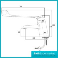 Thermostatic TMV3 Sequential Lever Mono Basin Mixer