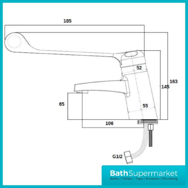 Thermostatic TMV3 Sequential Lever Mono Basin Mixer