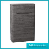 Cassellie Bali Graphite Oak Back To Wall 500MM WC Unit