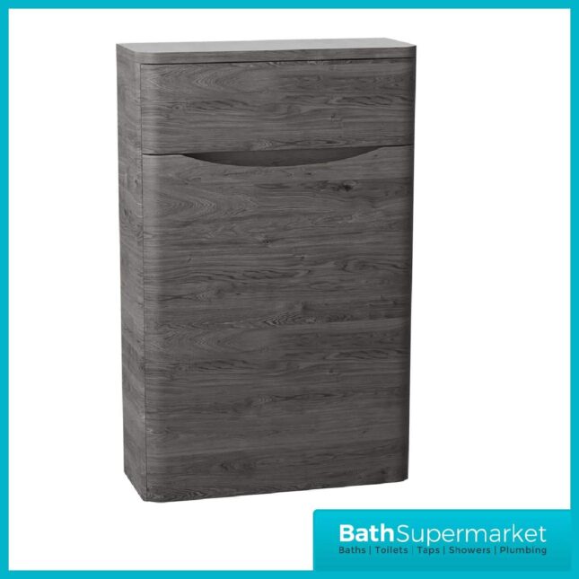 Cassellie Bali Graphite Oak Back To Wall 500MM WC Unit