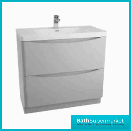 Cassellie Bali 900MM Grey Floor Standing Unit | GRYFSC894A