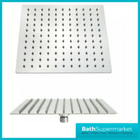 Square 300mm Slimline Drench Shower Head Chrome