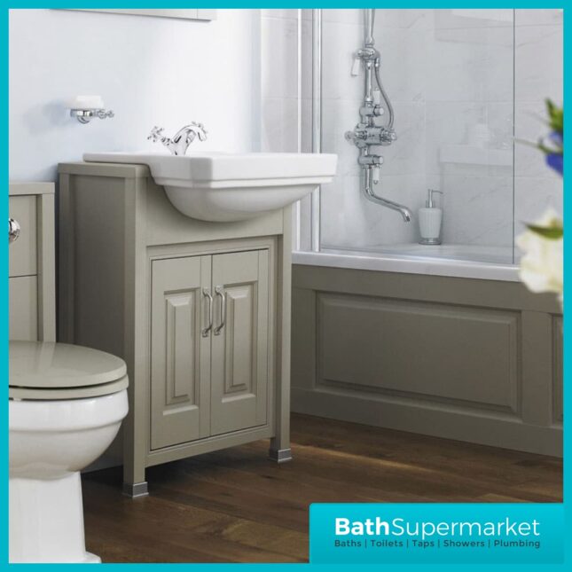Carlton 560 x 450mm 1TH Semi Recessed Basin - NCS808A