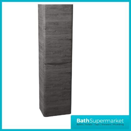Cassellie Bali Graphite Oak Wall Mounted Tall Storage Unit