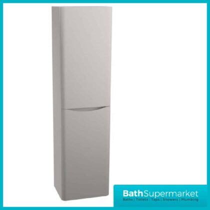 Cassellie Bali Grey Wall Mounted Tall Storage Unit