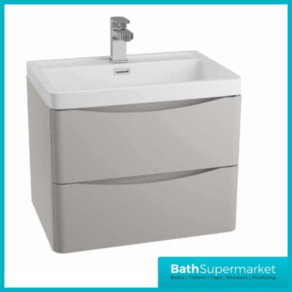 Cassellie Bali 600MM Grey Wall Hung Unit