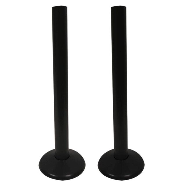 Talon Snappit Radiator Pipe Covers & Collars 200mm Black Pair - Image 3