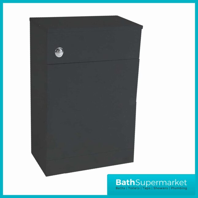Manza Anthracite Back To Wall WC Unit 600mm