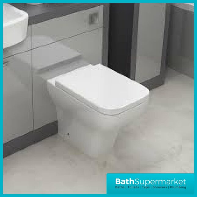 Project Square Back To Wall Pan With Soft Close Seat