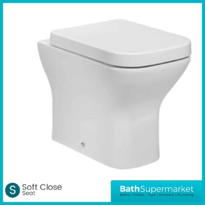 Project Square Back To Wall Pan With Soft Close Seat