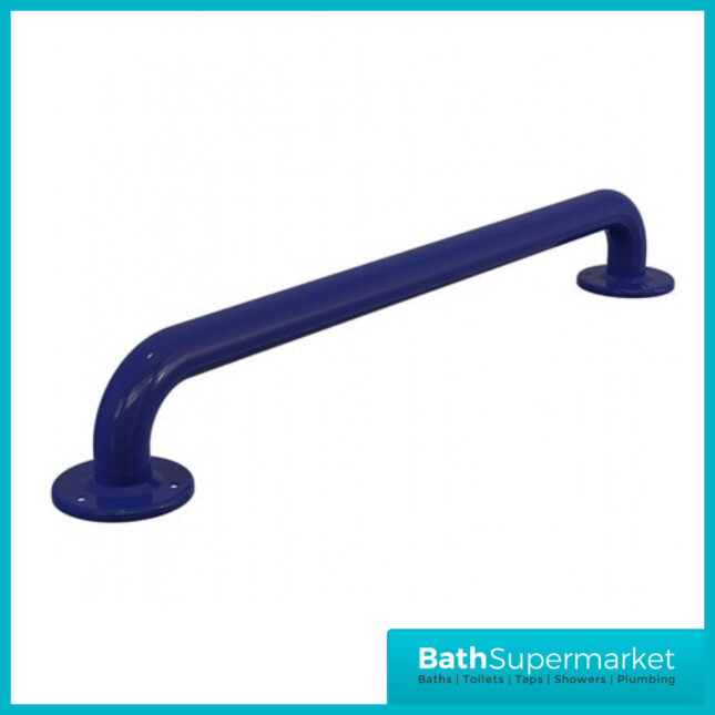 Access Dark Blue Steel Mobility Straight Grab Bar Rail 600mm