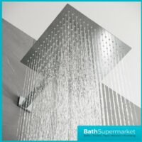 Square 300mm Slimline Drench Shower Head Chrome - Image 7