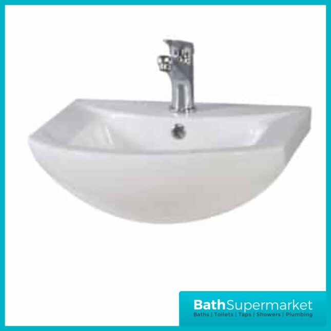 Manza 450MM Gloss White Vanity Unit And Basin