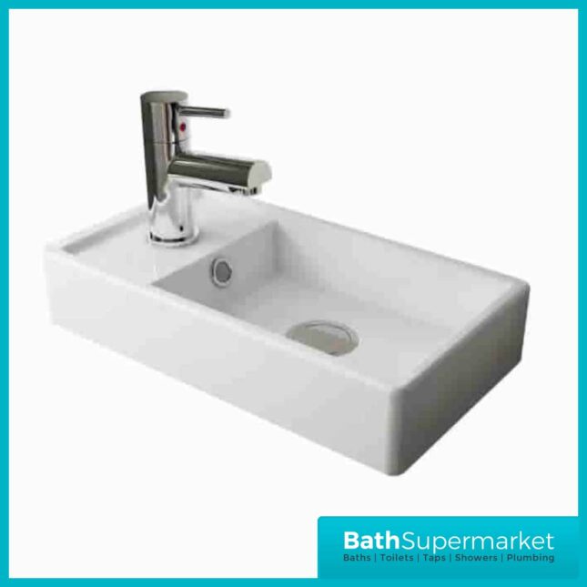 Premier Vault Hacienda Black Floor Standing Unit & Basin 405mm