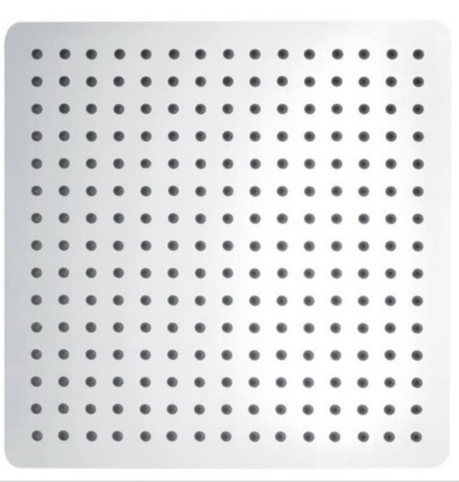 Square 300mm Slimline Drench Shower Head Chrome - Image 2